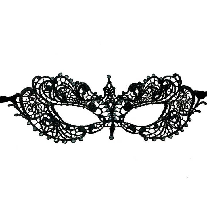 Black Crown Lace Mask for wholesale by KBW Global Corp.