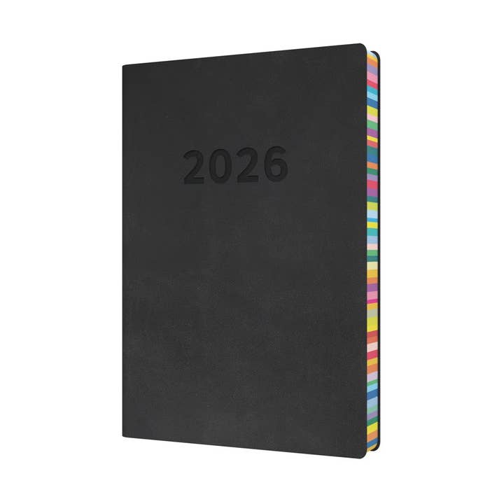 Collins Debden - Wholesale Planner - Edge Rainbow - A5 Day-To-Page Diary - 2026 Calendar Year Planner0