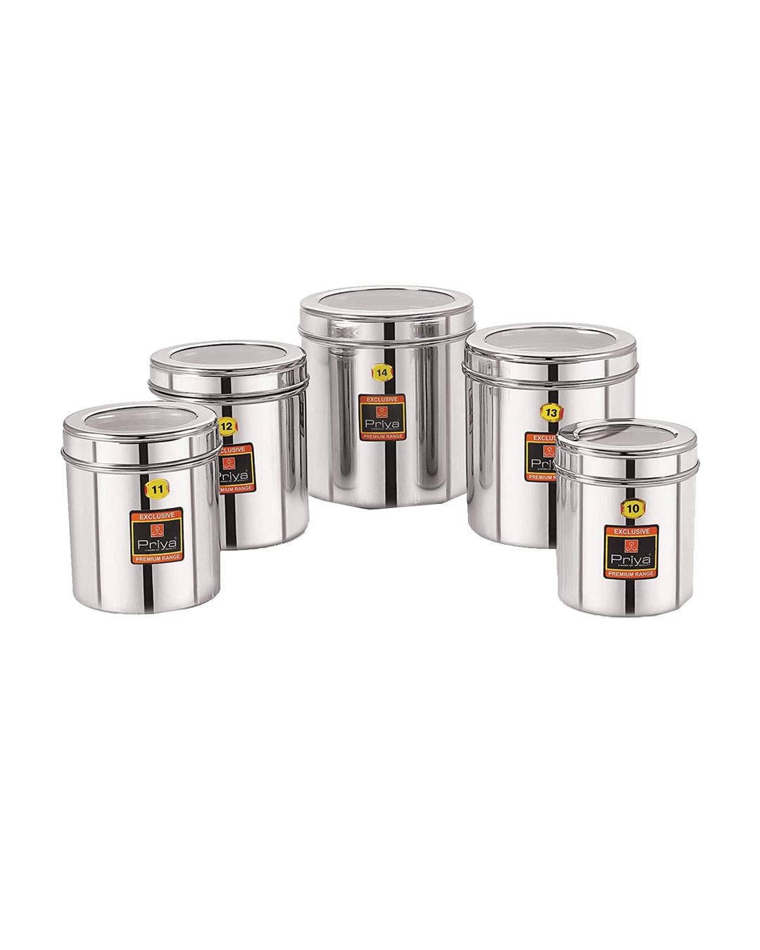 Ancientveda – wholesale Cooking pot – Ubha Dabba Clear Top Set of 5 Sm0