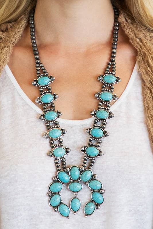 Shop Neighbors - Wholesale Pendant/Charm Necklace - Squash Blossom Necklace Set3