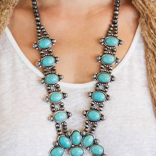 Shop Neighbors - Wholesale Pendant/Charm Necklace - Squash Blossom Necklace Set3