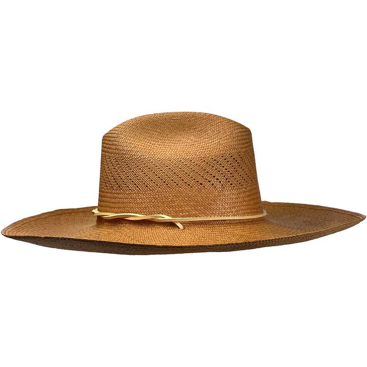 San Francisco Hat Company - Wholesale Straw Hat - Unisex - Utah Panama Sunhat – Caramel