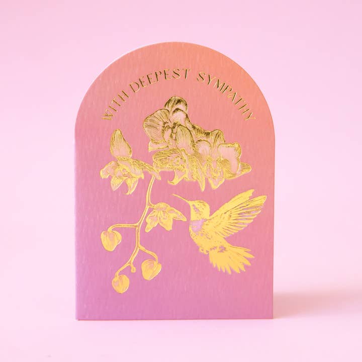 Jungle Club - Wholesale Sympathy Card - Deepest Sympathies | Mini Card1