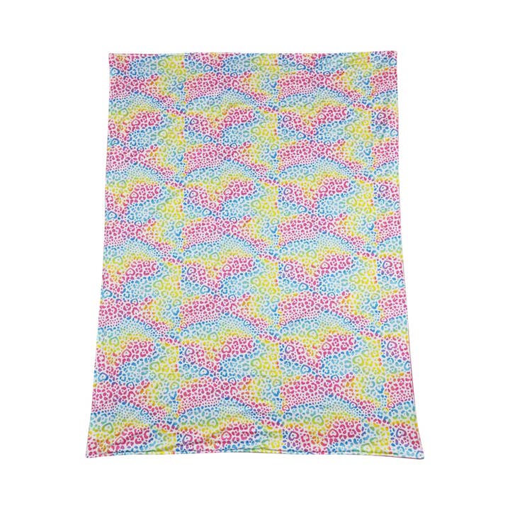 Aier Wholesale - Wholesale Bedding Blanket - Kids & Baby - Baby Girls Pink Colorful Leopard Minky Blankets3