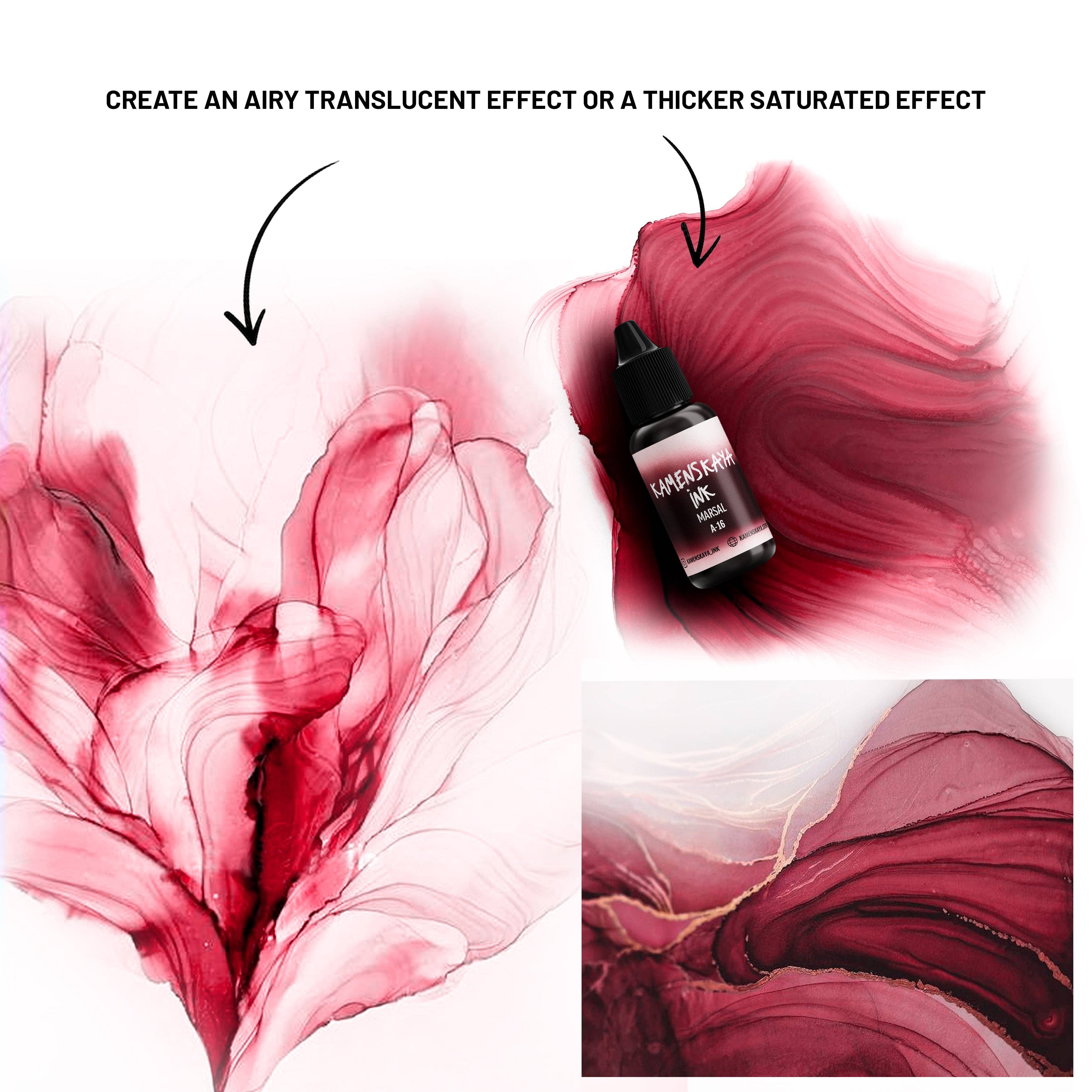 KAMENSKAYA - Wholesale Craft Supplies - Alcohol Ink A-24 'Wine'6