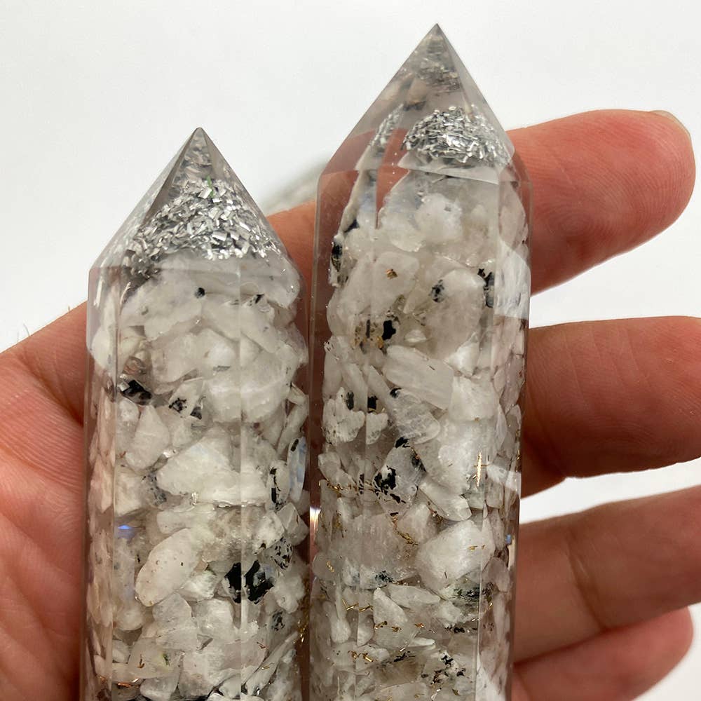 VIE – wholesale Spiritual stone/crystal – Orgonite Obelisk Tower, 8x2x2cm46