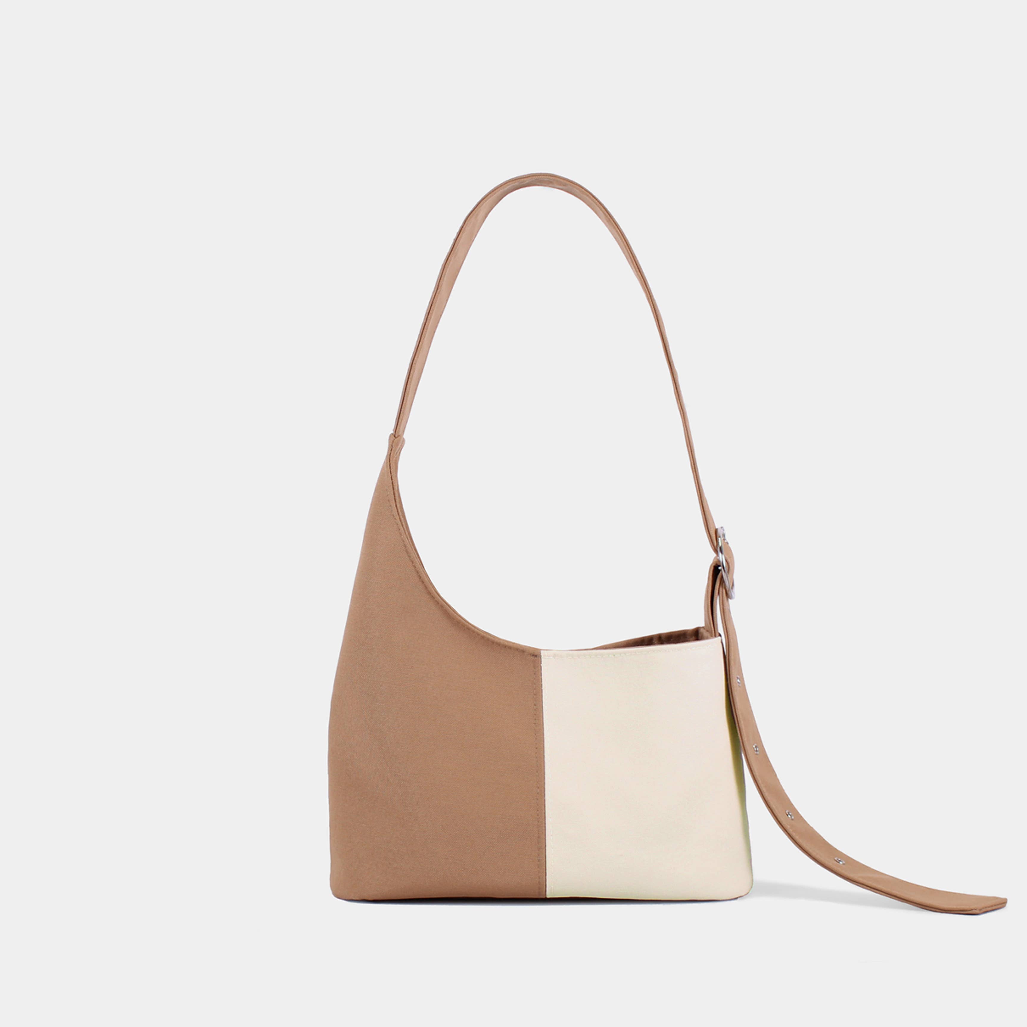 Reliée Studio - Vente Sac à bandoulière – femme - Sac asymétrique bicolore Simona2
