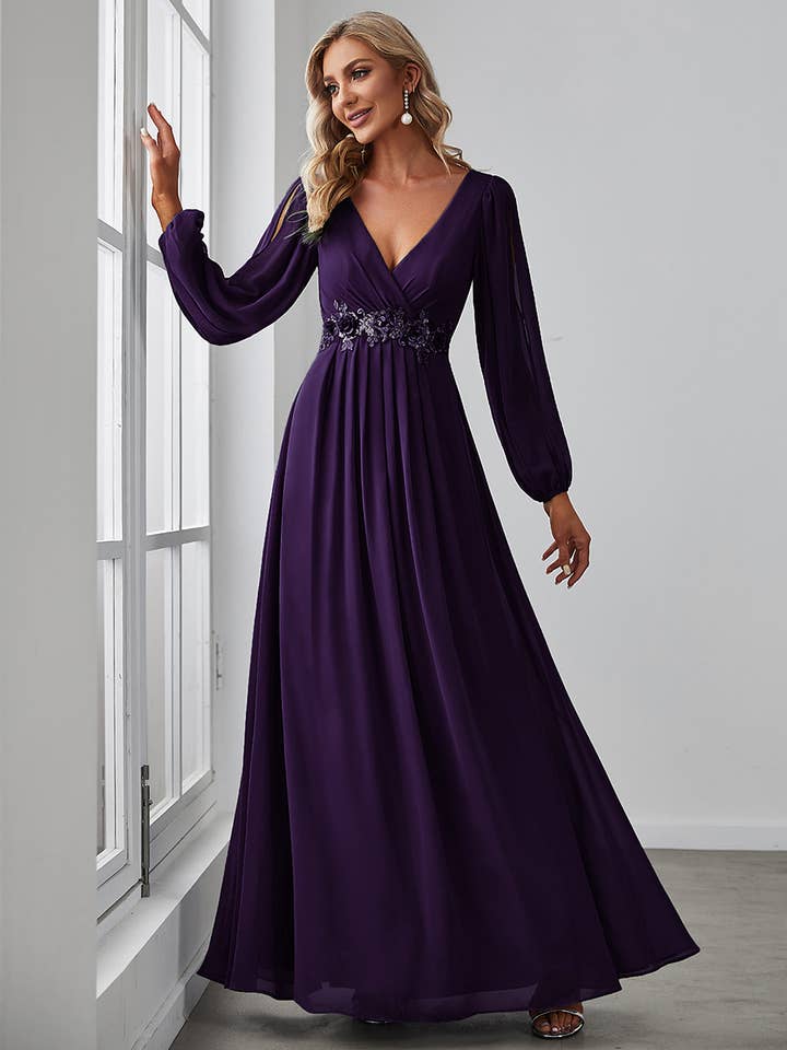 Ever-Pretty - Wholesale Gown – Women's - 2 Style Elegant Chiffon Bridesmaid Dress81