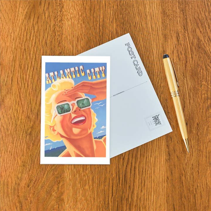 Found Image Press - Venta al por mayor Tarjeta postal - Postal TR-547 Póster de Viaje de Atlantic City1