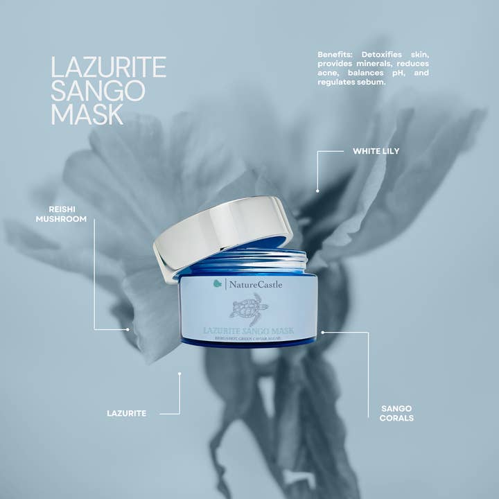 NatureCastle - Wholesale Skincare Face Mask - Lazurite Sango Mask2