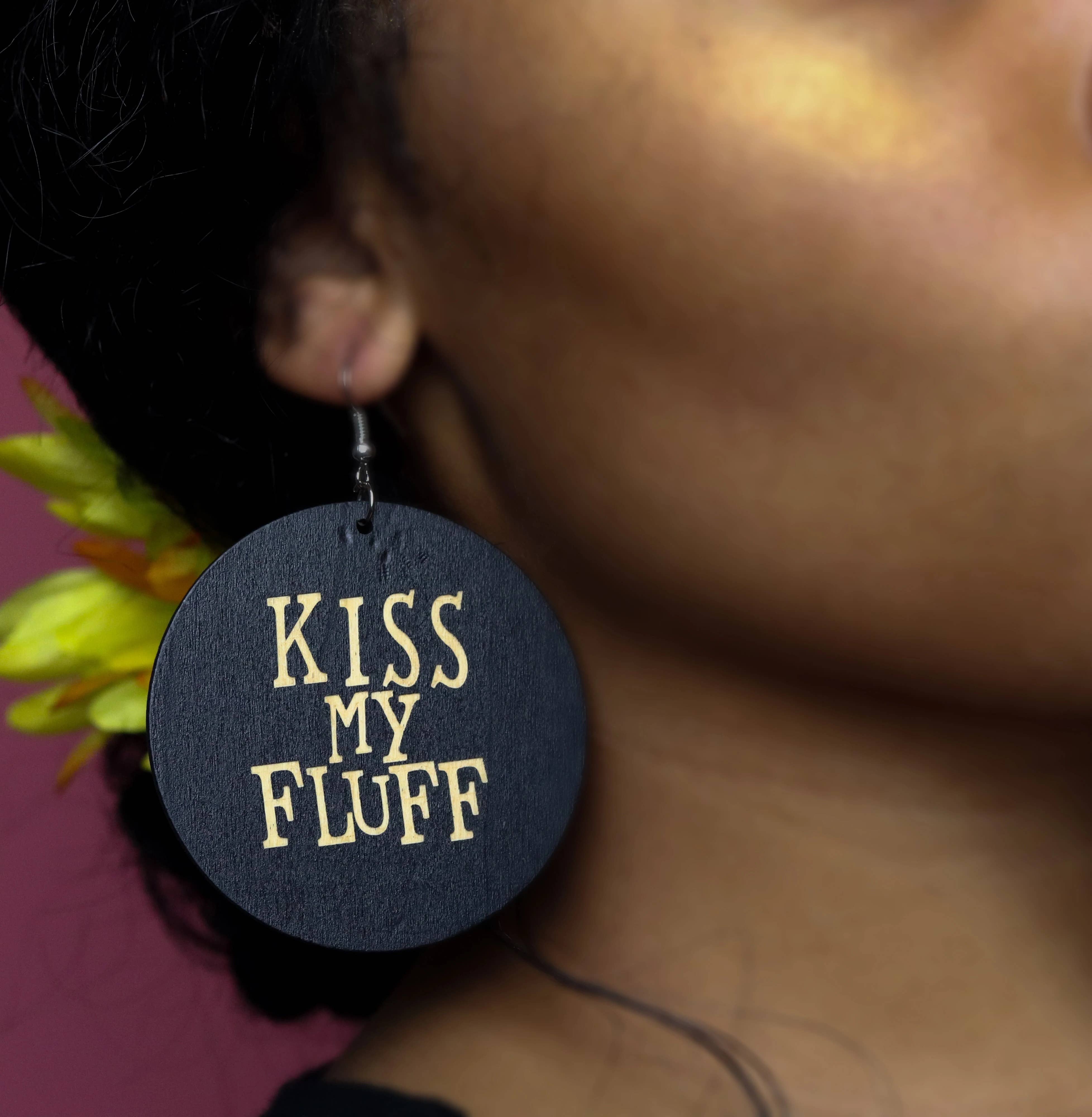 My Beautiful Fluff – wholesale Dangle earrings – Kiss My Fluff Earrings1