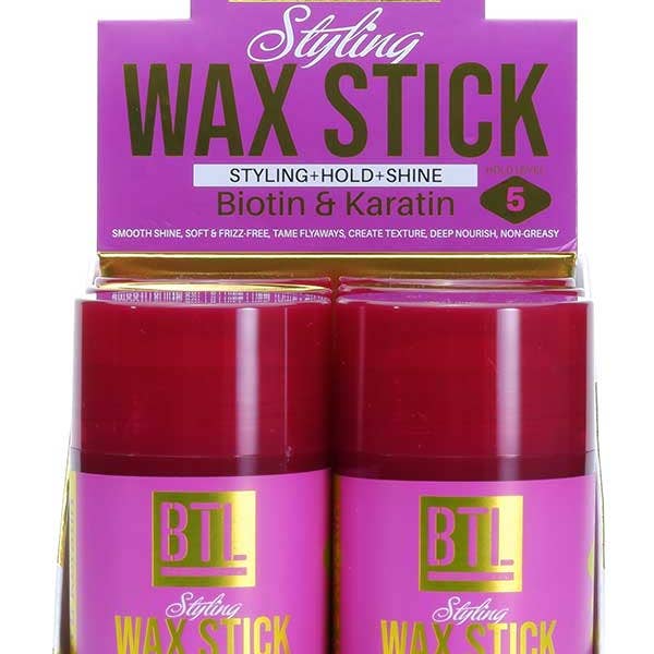 Majestic Wholesale - Wholesale Hair styling gel/mousse - BTL STYLING WAX STICK BIOTIN & KARATIN (6PK)
