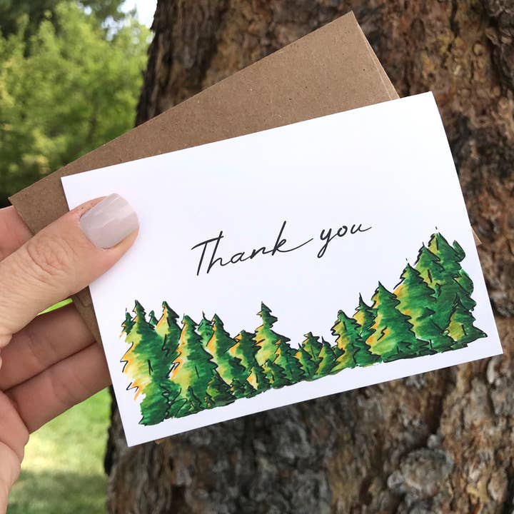 Whimsicals Paperie - Wholesale Stationery/Notecard Set - Assorted Thank You Cards | Boxed Set of 8 Thank You Notes1