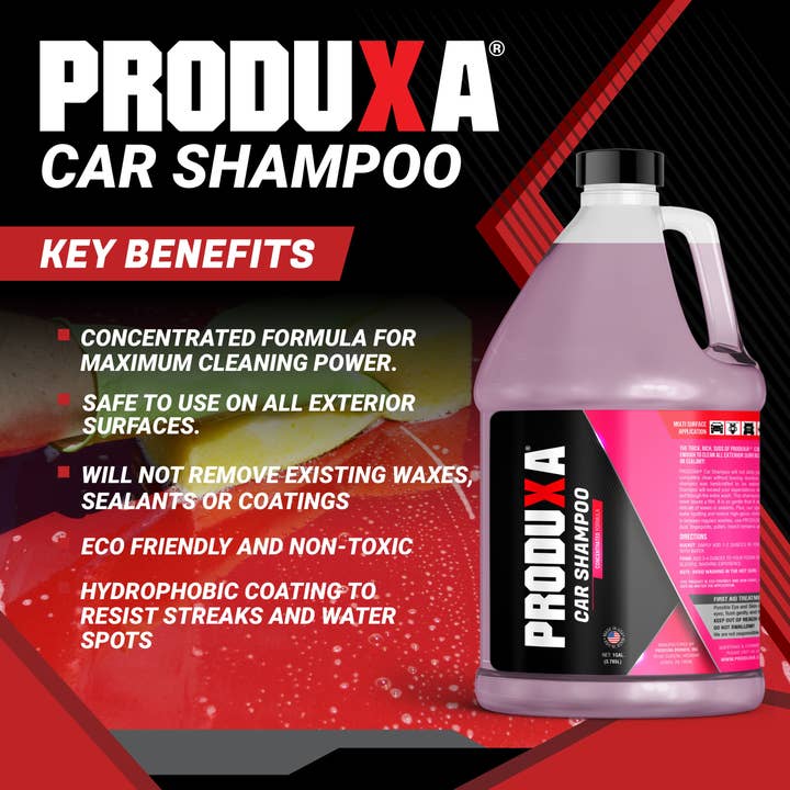 ProduXa - Wholesale Automotive Cleaning Products - PRODUXA® CAR SHAMPOO - 1 GALLON1