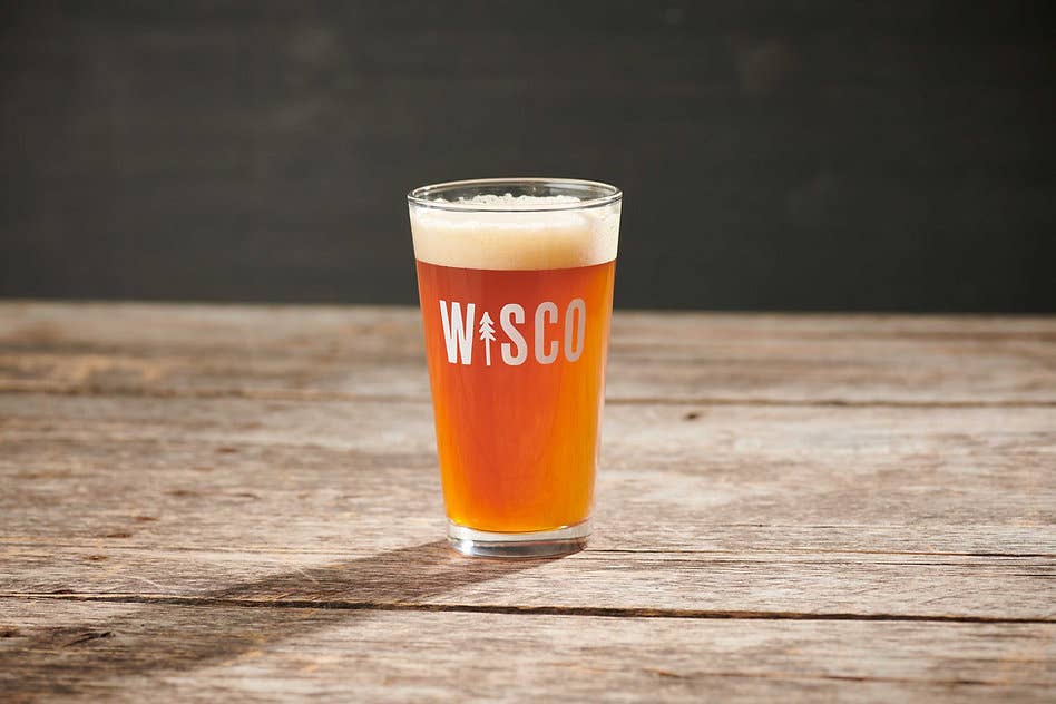 Wisco Clothing Co. - Wholesale Beer Glass/Mug - WISCO Pint Glass4