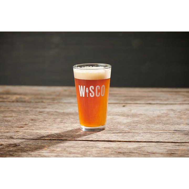 Wisco Clothing Co. - Wholesale Beer Glass/Mug - WISCO Pint Glass4