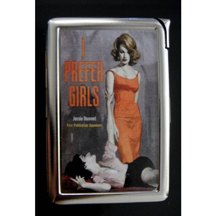 Custodia per sigarette Premium I Prefer Girls con accendino integrato per la vendita all'ingrosso da parte di Lighter King