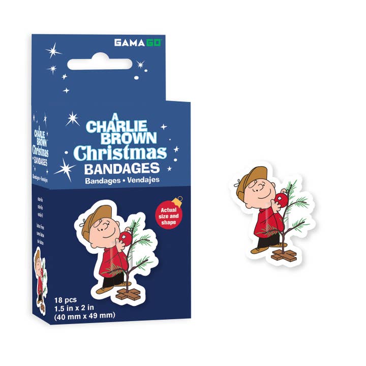 AQUARIUS, GAMAGO, ICUP, & ROCK SAWS by NMR Brands - Wholesale Bandaids/Bandages - Kids & Baby - Peanuts A Charlie Brown Christmas Adhesive Bandages