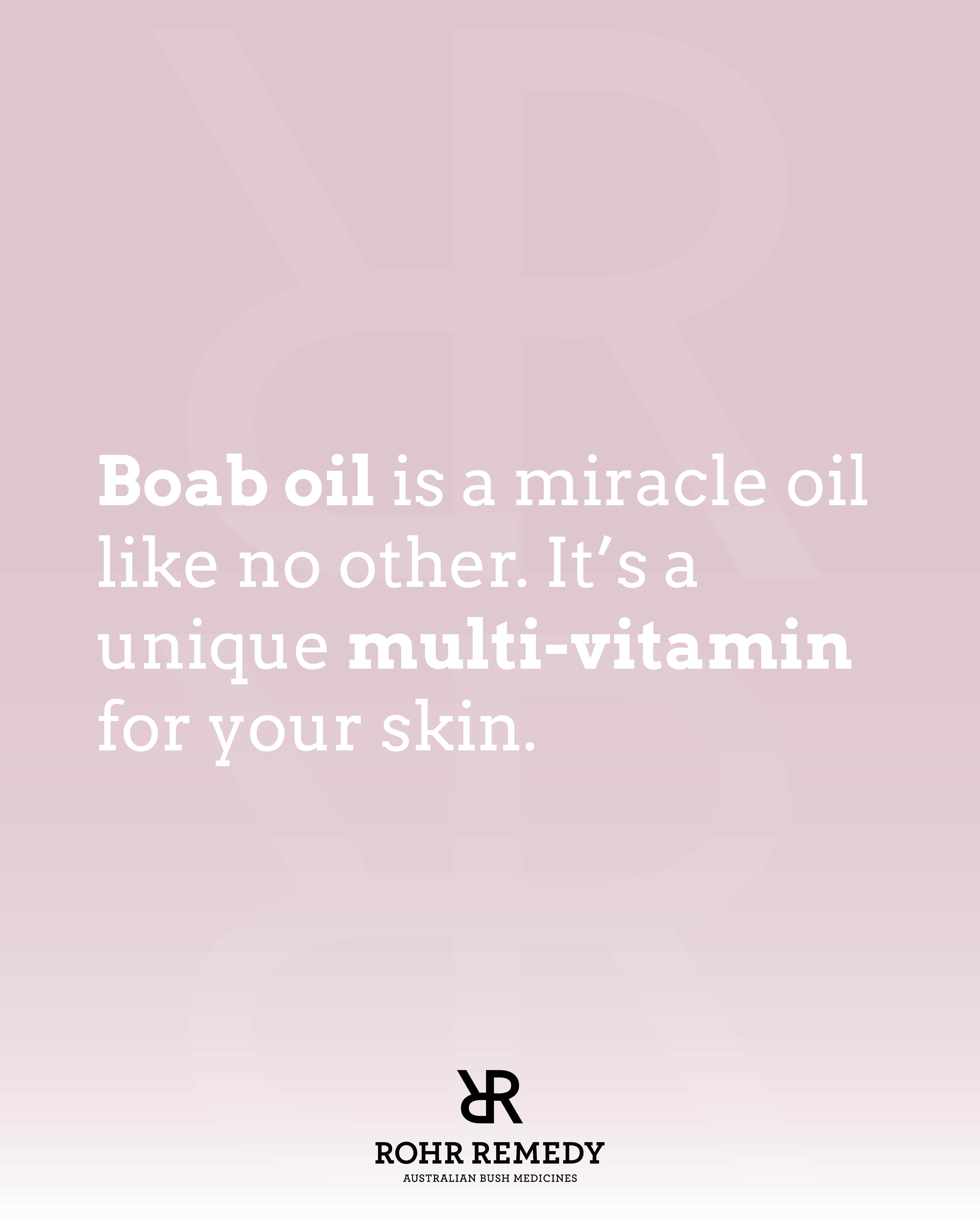 Rohr Remedy - Wholesale Facial Oil - Boab And Rosehip With Vitamin E Oil6