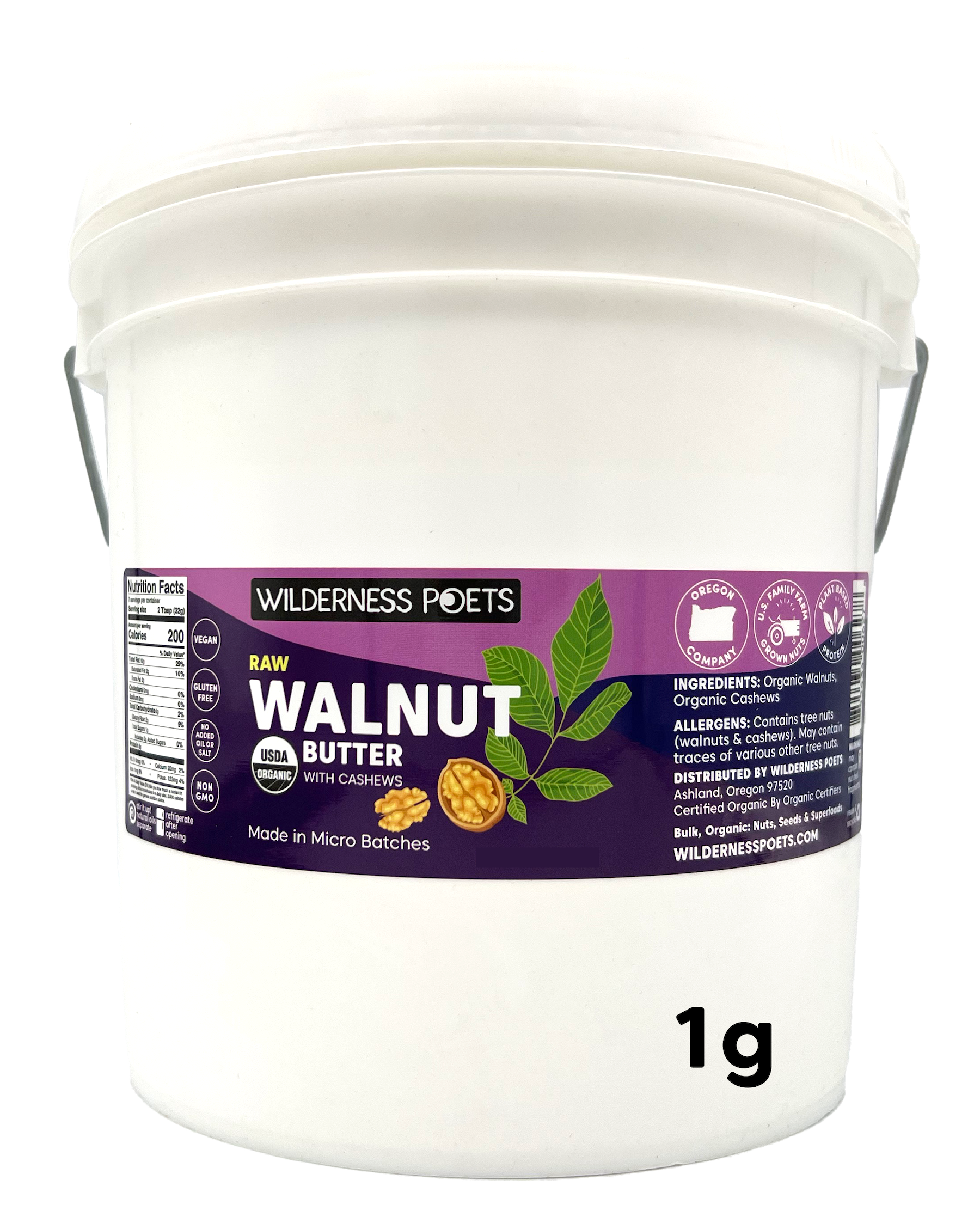 Wilderness Poets - Wholesale Nut Butter - Organic Walnut Butter12