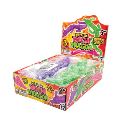 Geddes - Venta al por mayor Juguete blando - Niños y bebés - JUGUETE SQUISHY DRAGÓN MOCHI METÁLICO 12/DSP2