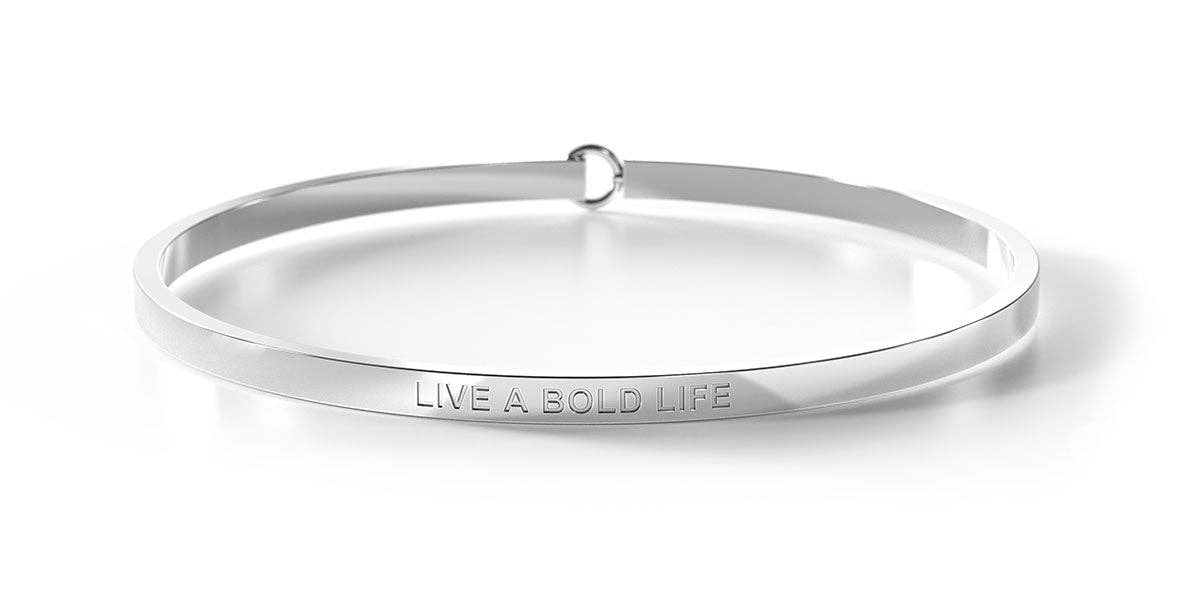 Be. Bangles - Wholesale Bangle bracelet - Live A Bold Life (And Fuck What Anyone Else Thinks) - SECRET BANG