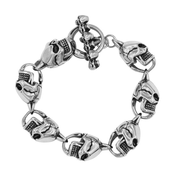 stainless steel bracelet “skull” for wholesale by Bodywings