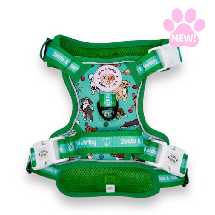 Zelda & Harley | The Dog Mom Store - Wholesale Pet Harness - Dog - Zoomies 2.0 - Adventure No Pull Harness
