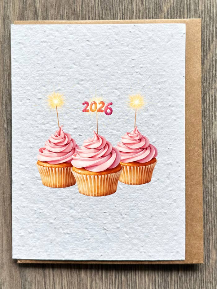 Cupcake 2026 pour la vente par The Flora Page
