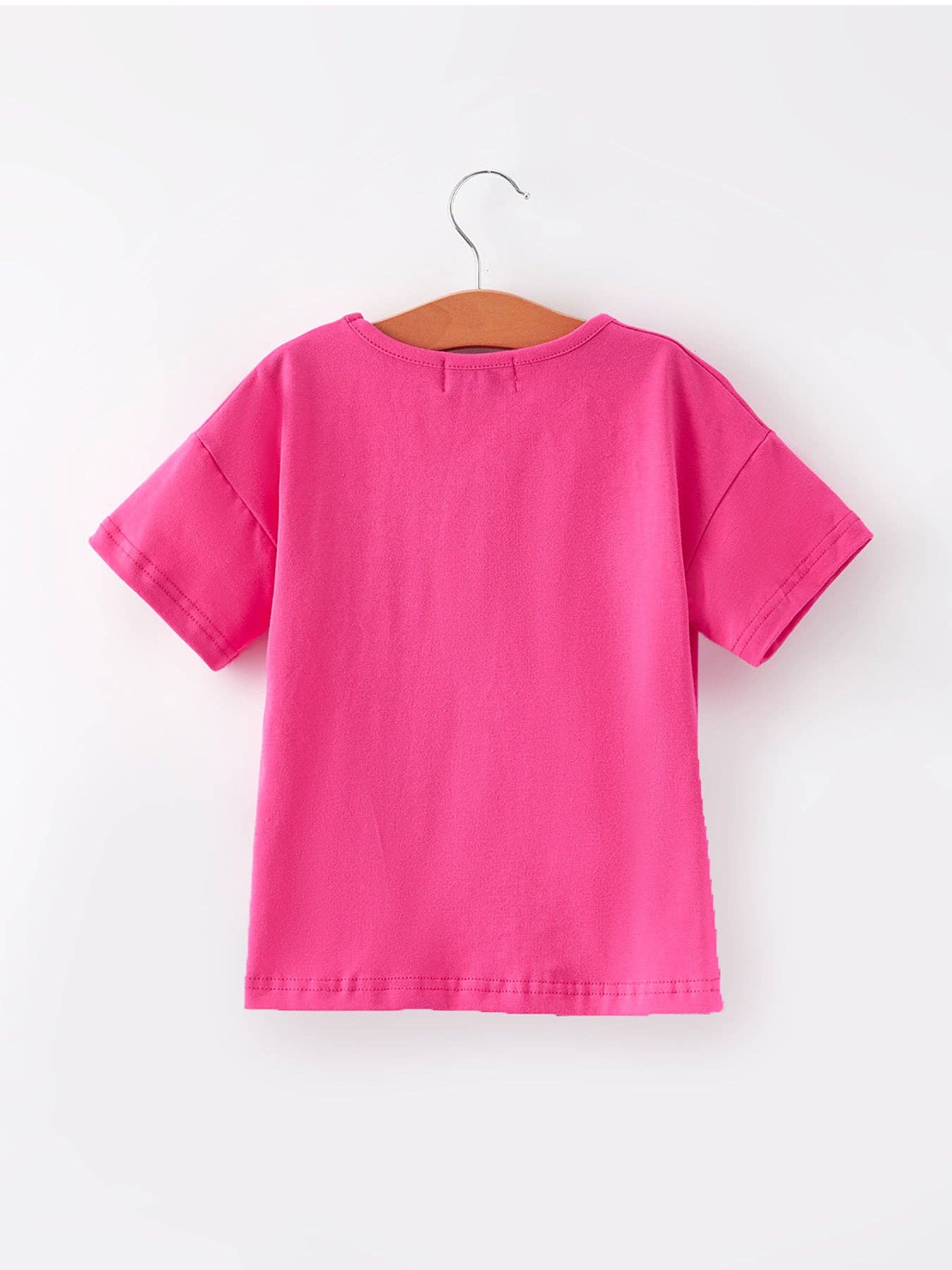 Rylee Faith Designs – Engroshandel T-shirt med serigrafitryk – til børn – "IN MY BESTIE ERA" Rose Red Piger Kortærmede Toppe1