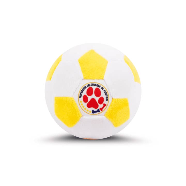 Floofball - Wholesale Pet Plush Toy - Dog - Floofball Colombia Plush Soccer Ball Dog Toy