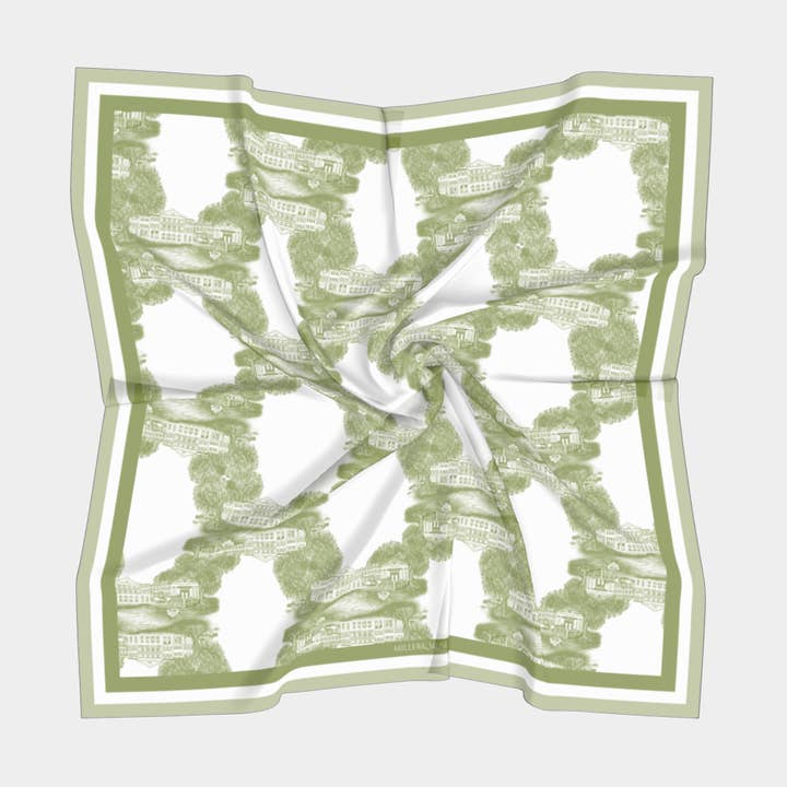 The Villey Silk Scarf for wholesale by Miller and Muse