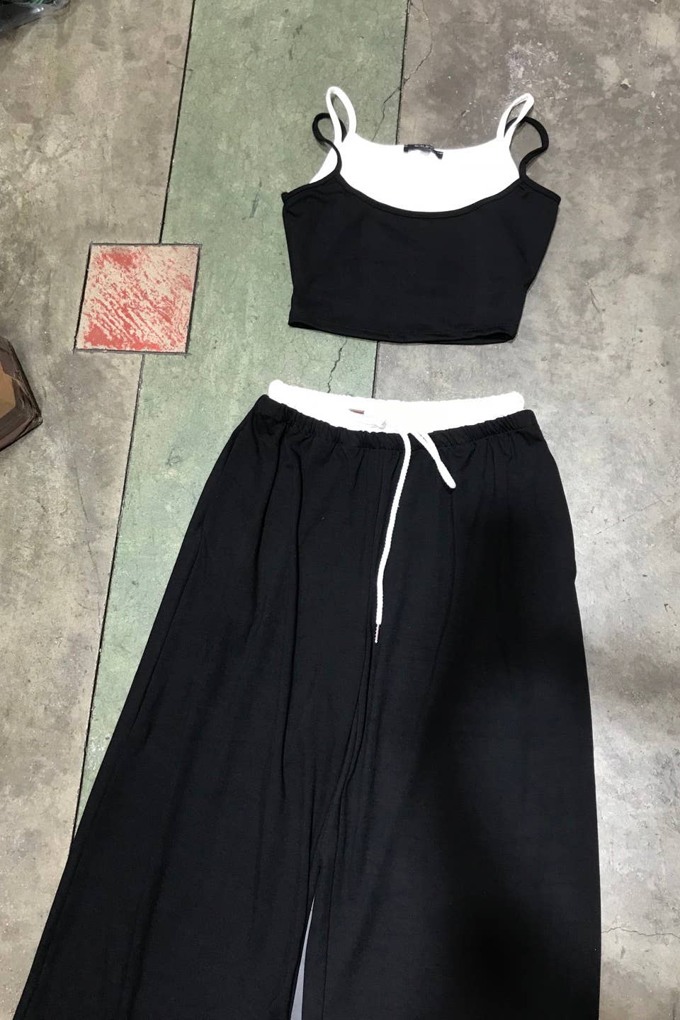 Peace Love Line - Wholesale Top & Pant Set (NOT Loungewear) - Women's - PL7847 - SOLID TANK TOP AND PANT SET5