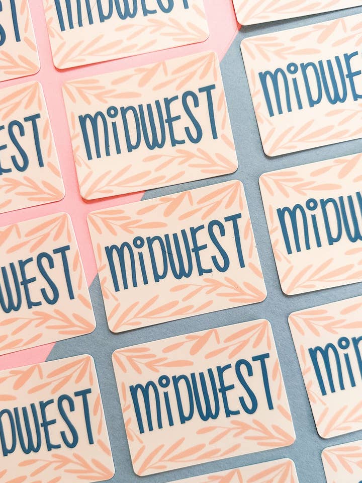 Midwest Vines | Klistermärke för bärbar dator för wholesale av Courtney Going Places
