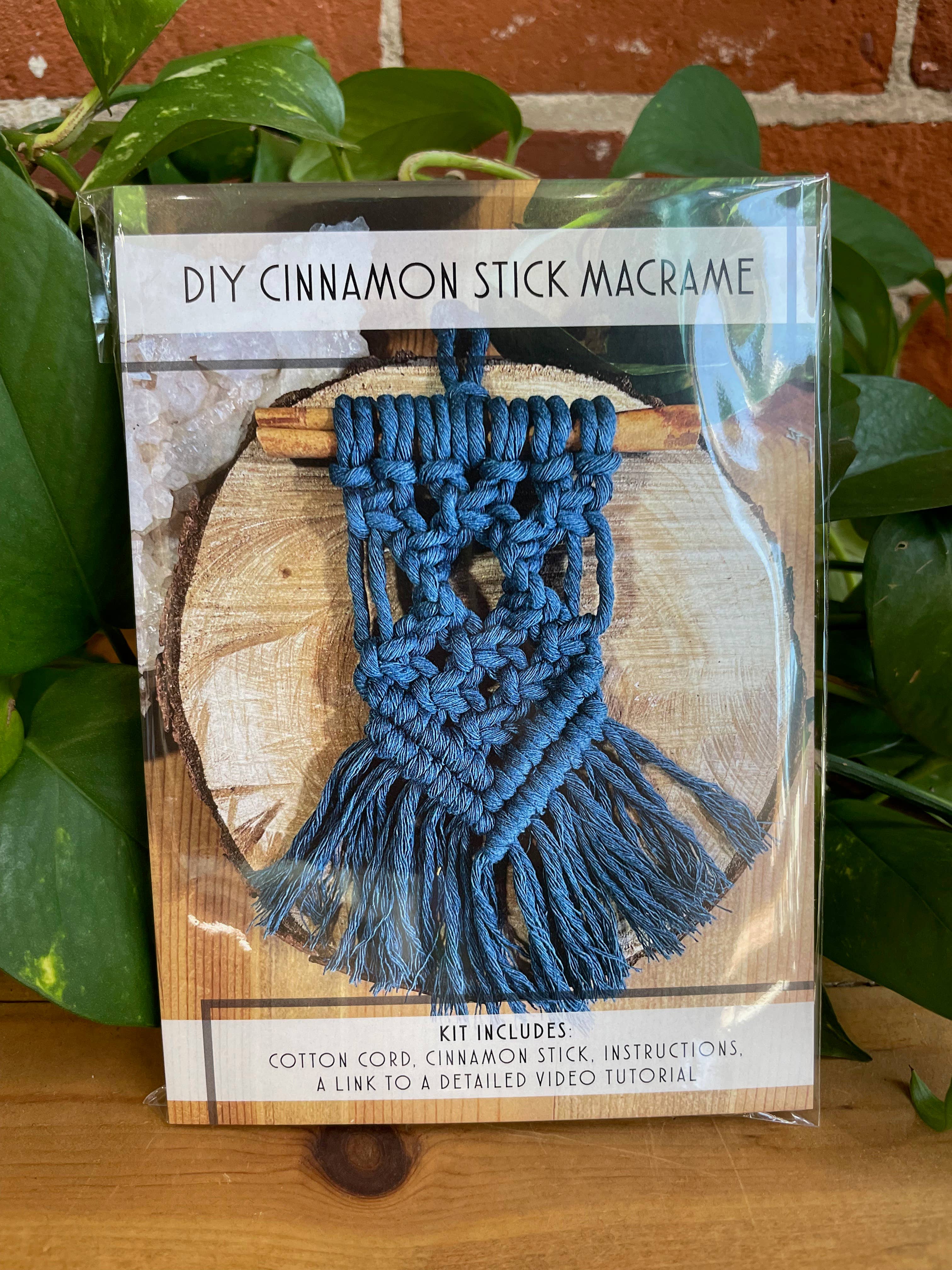 Tangled Up In Hue - Wholesale DIY Craft Kit - DIY Cinnamon Stick Macrame Kit6