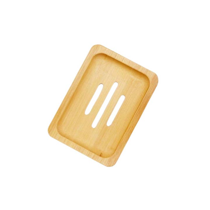 Natural'sace - Wholesale Bath soap dish - Rectangular bamboo soap dish, model no. 21