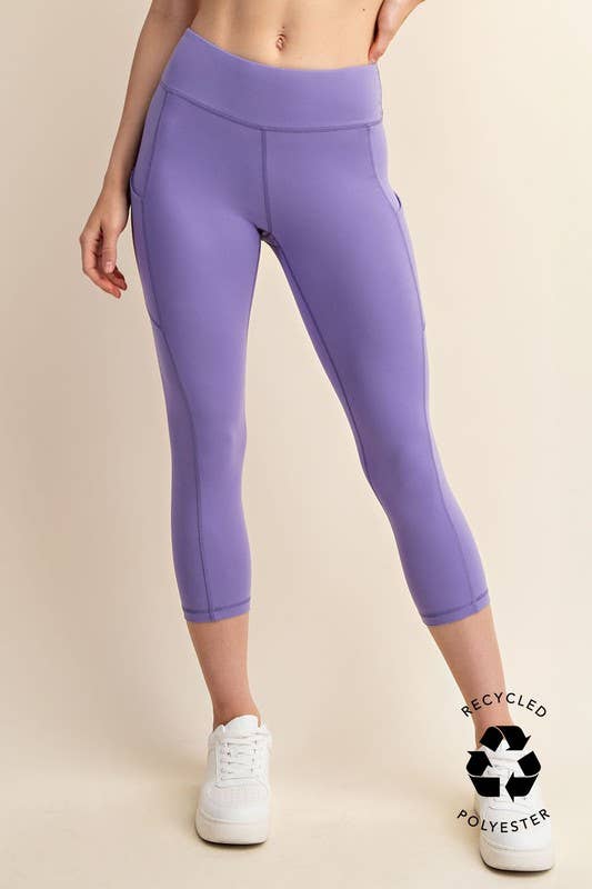 Sunday Morning – wholesale Sport-/loungeleggings – Dam – P45601PL37 Plus Size Butter Soft Caprilängds Yoga Leggings7