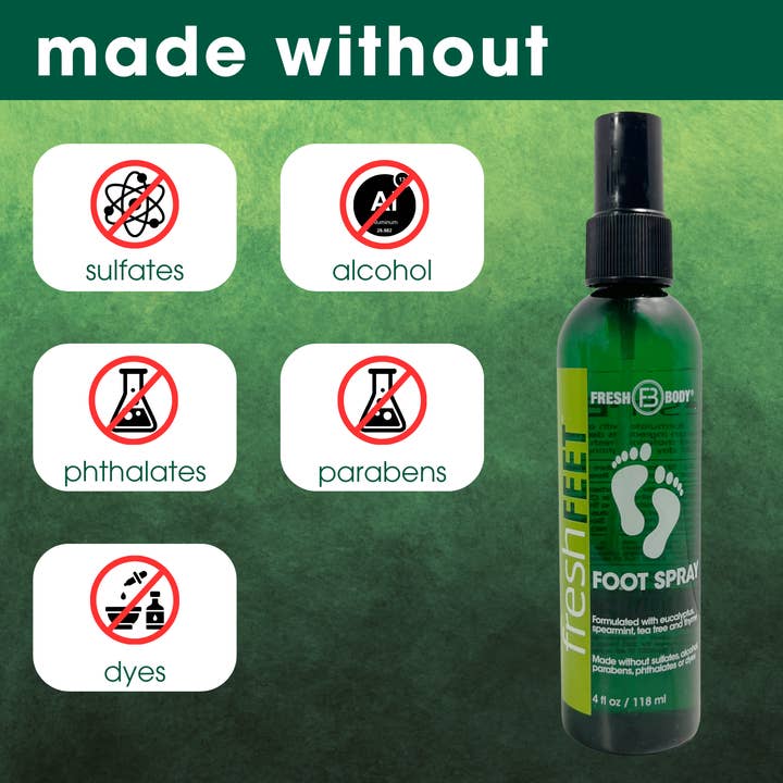 Fresh Body - Wholesale Foot Powder/Freshener - Fresh Feet Foot Spray