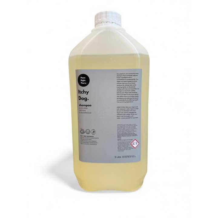 Itchy Dog Shampoo - 5L Refill for wholesale by Paws Right There - Luxury Pet Care and Gifting