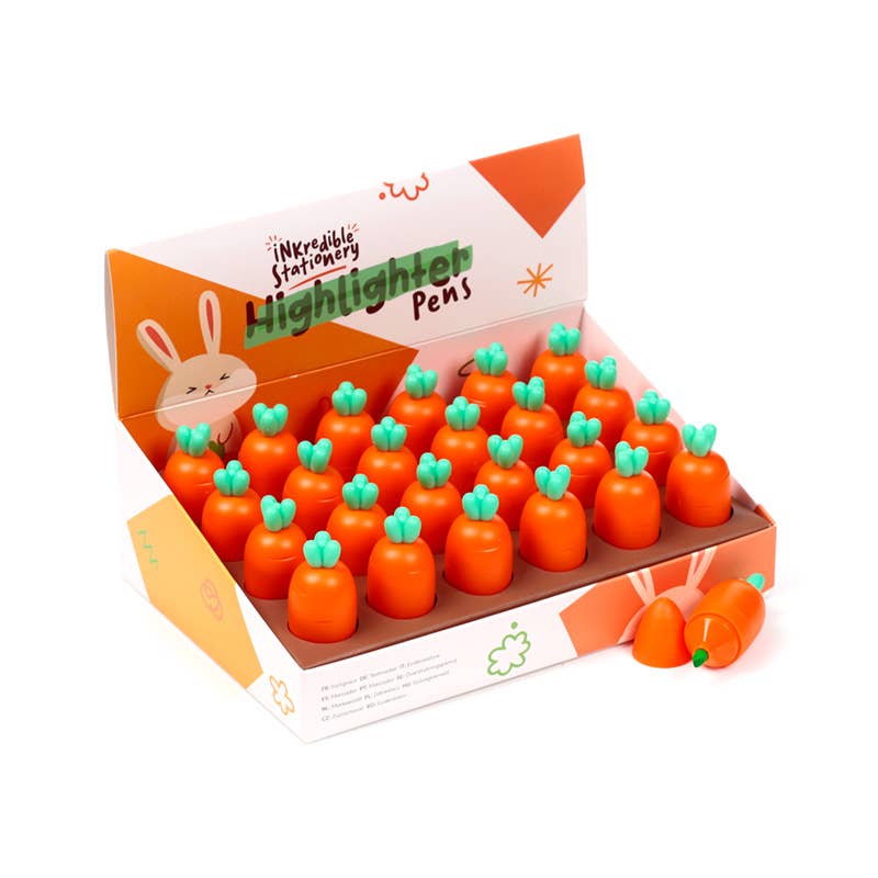 Puckator Ltd – wholesale Pen – Inkredible Carrot Highlighter Pen0