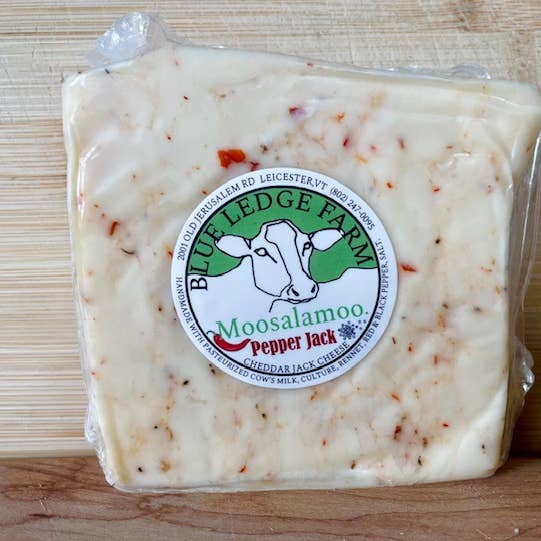 Blue Ledge Farm PepperJack Moosalamoo CASE of 6 wedges for wholesale by Blue Ledge Farm