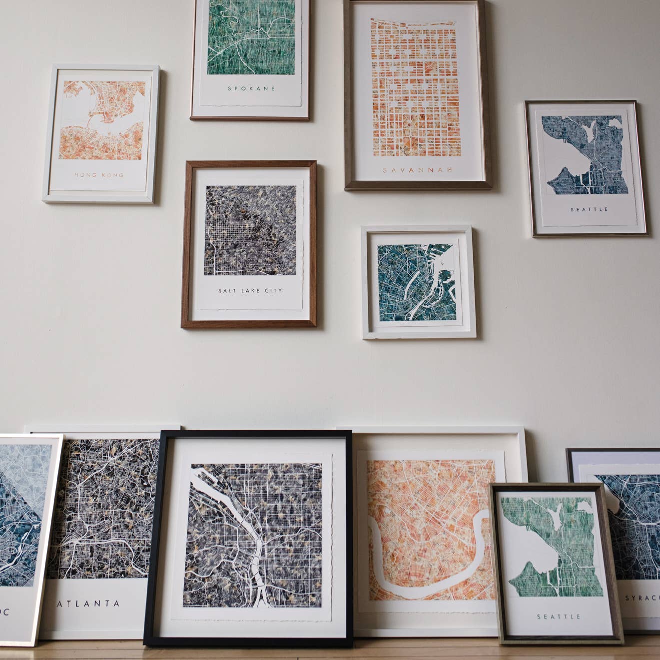 Turn-of-the-Centuries – wholesale Konsttryck – München Tyskland Målad karta - KONSTTRYCK15