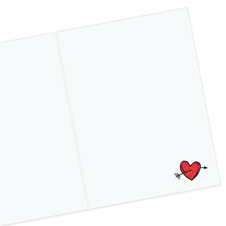 Praxis Design Studio – wholesale Love card – Pizza My Heart Card