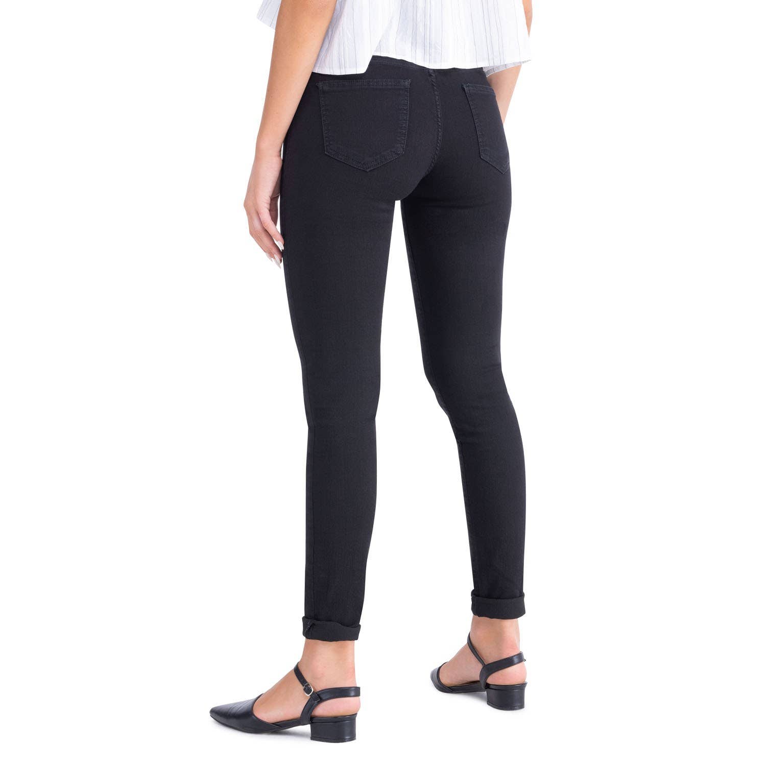 Milano, basic maternity jeans - Slim fit - Black for wholesale on Faire5