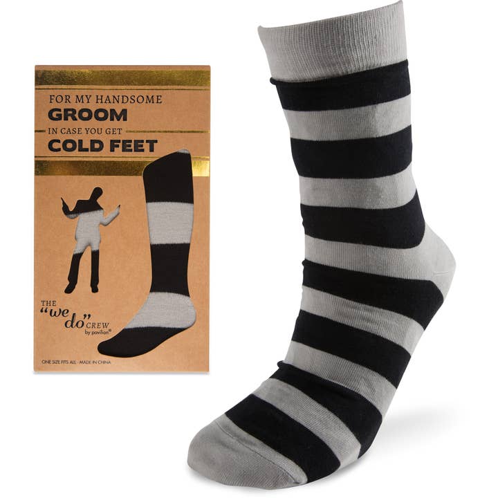 Groom - Silver - Men's Cotton Blend Sock for wholesale by Pavilion