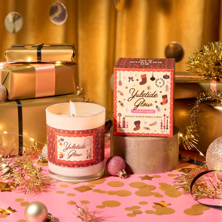 Yuletide Glow™ Candle | Holiday for wholesale by Old Whaling Company