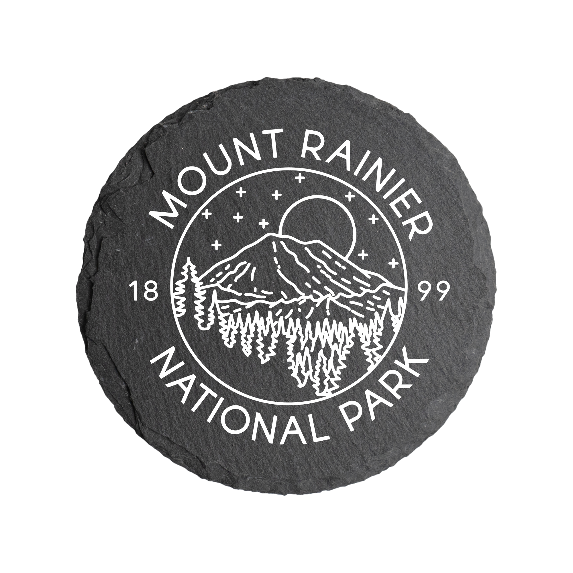 Blue Ridge Mountain Gifts - Wholesale Coasters - Mount Rainier National Park - UV Printed Coasters1
