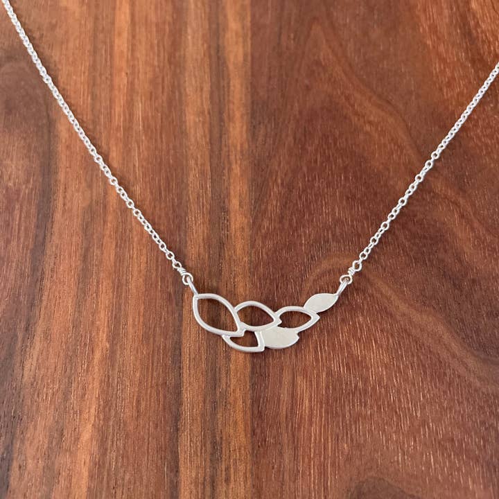 Leaf garland necklace for wholesale by Hahn Jewelry