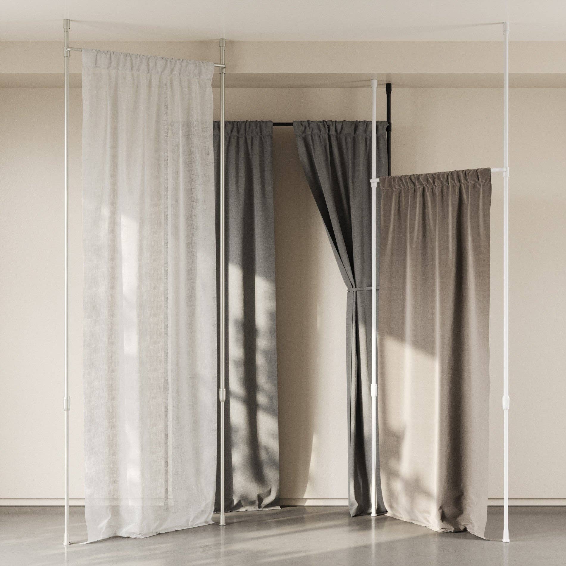 Umbra - Wholesale Curtain - Anywhere Expandable Curtain Rod and Room Divider4