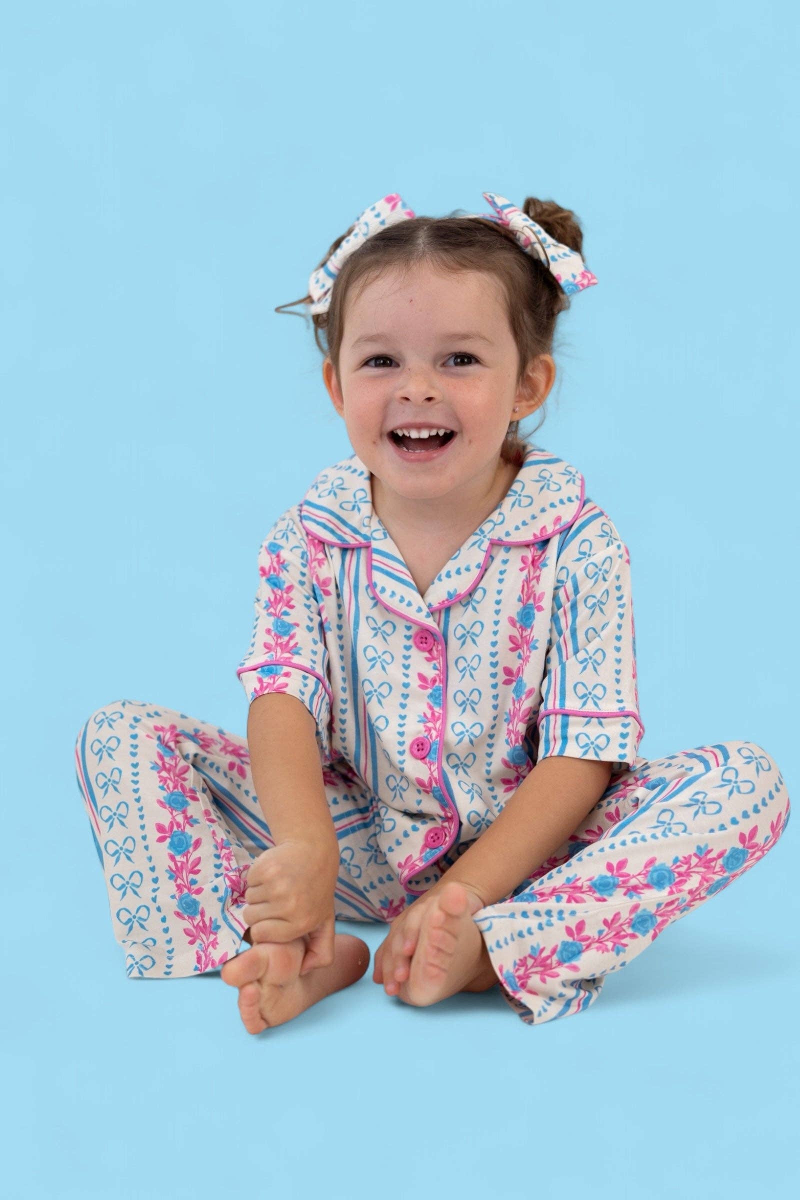 Dream Big Little Co. - Wholesale Sleepwear Set - Kids - PETITE POSIE DREAM GIRL'S FLARE SET10